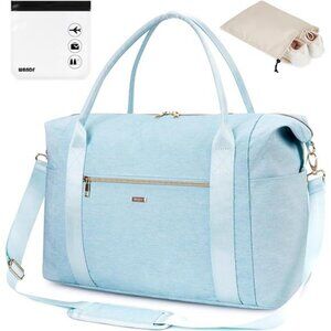 Travel Duffel Bag for Women Blue